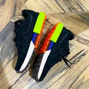 Nike react suede sneakers worn once - RARE. Out of stock everywhere :)